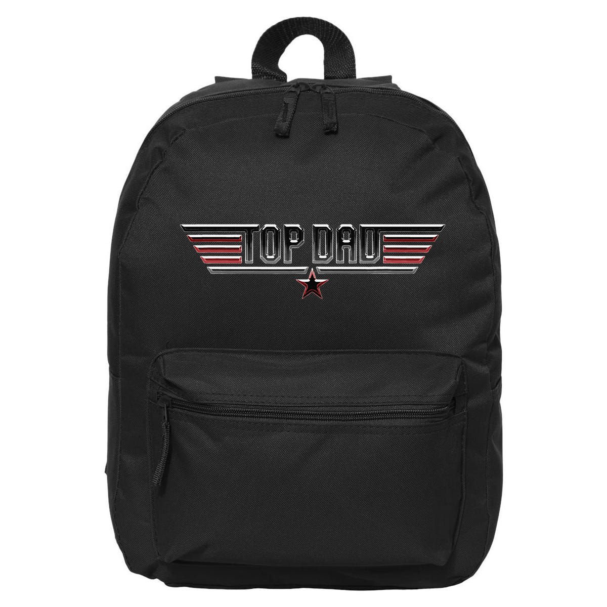 Top Dad Funny Gift Father Fathers Day 80s Daddy 1980s 16 in Basic Backpack
