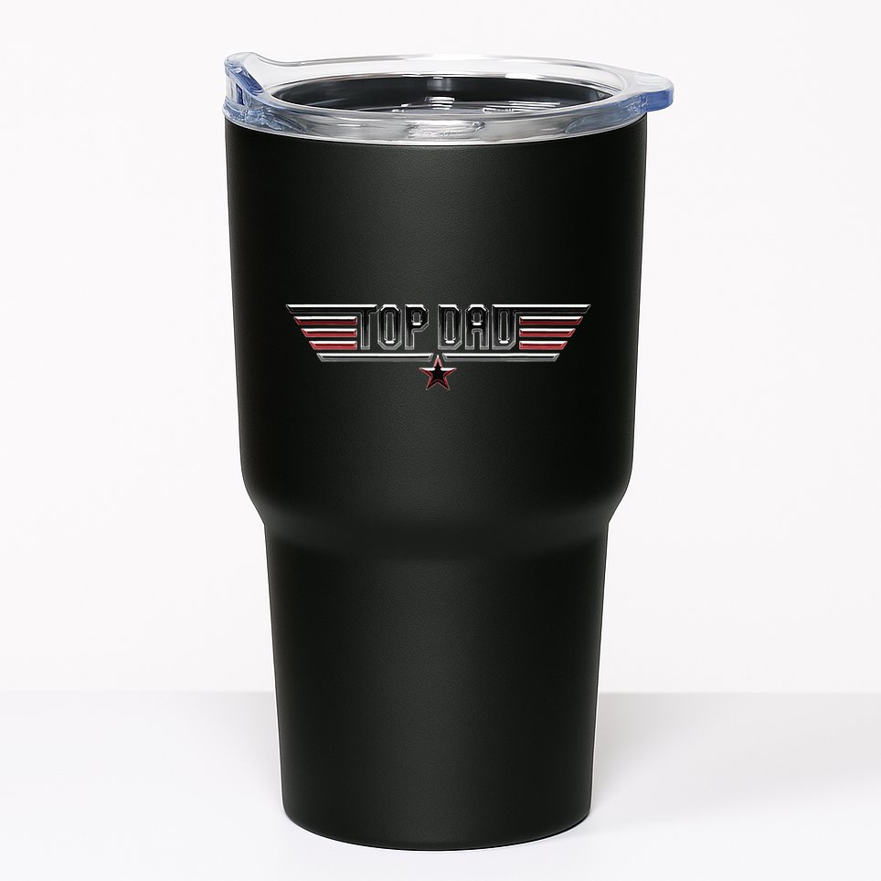 Top Dad Funny Gift Father Fathers Day 80s Daddy 1980s Tumbler