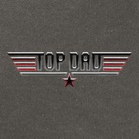 Top Dad Funny Gift Father Fathers Day 80s Daddy 1980s Cotton Canvas Backpack
