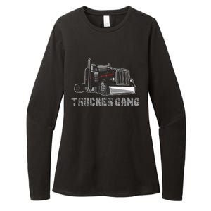 Truck Driver Funny Big Trucking Trucker Gang Womens CVC Long Sleeve Shirt