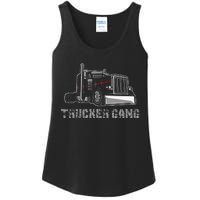 Truck Driver Funny Big Trucking Trucker Gang Ladies Essential Tank