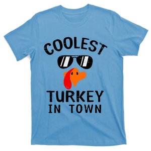 Thanksgiving Day Funny Coolest Turkey In Town Gift T-Shirt