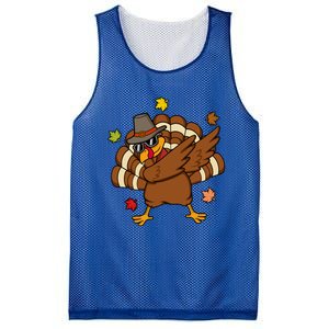 Turkey Dabbing Funny Thanksgiving Family Graphic Great Gift Mesh Reversible Basketball Jersey Tank