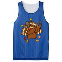 Turkey Dabbing Funny Thanksgiving Family Graphic Great Gift Mesh Reversible Basketball Jersey Tank