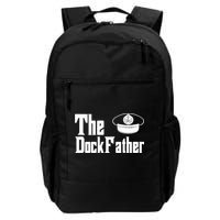 The Dock Father Captain Of The Boat Dad Funny Fathers Day Backpack