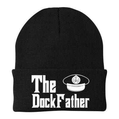 The Dock Father Captain Of The Boat Dad Funny Fathers Day Beanie