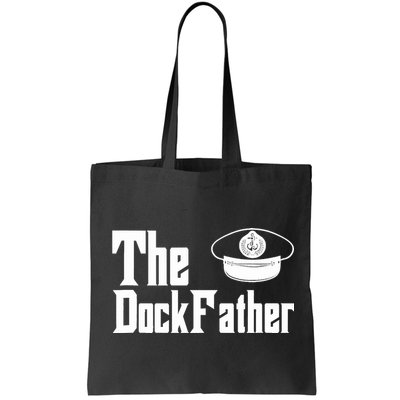 The Dock Father Captain Of The Boat Dad Funny Fathers Day Bag