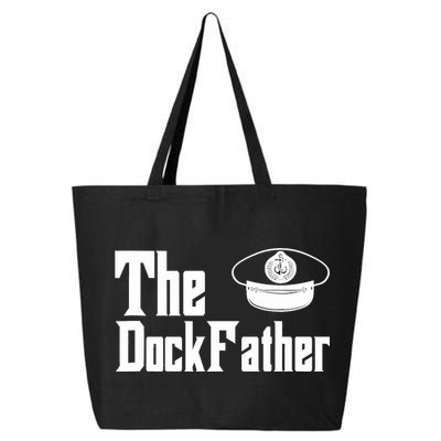 The Dock Father Captain Of The Boat Dad Funny Fathers Day 25L Jumbo Tote