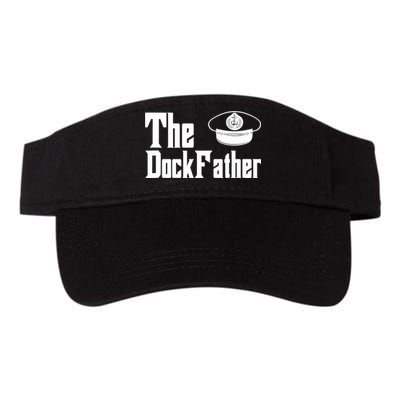 The Dock Father Captain Of The Boat Dad Funny Fathers Day Visor