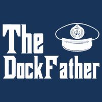 The Dock Father Captain Of The Boat Dad Funny Fathers Day Infant Baby Jersey Bodysuit