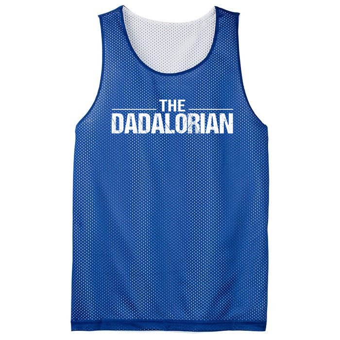 The Dadalorian Funny Fathers Day Costume Gift Mesh Reversible Basketball Jersey Tank