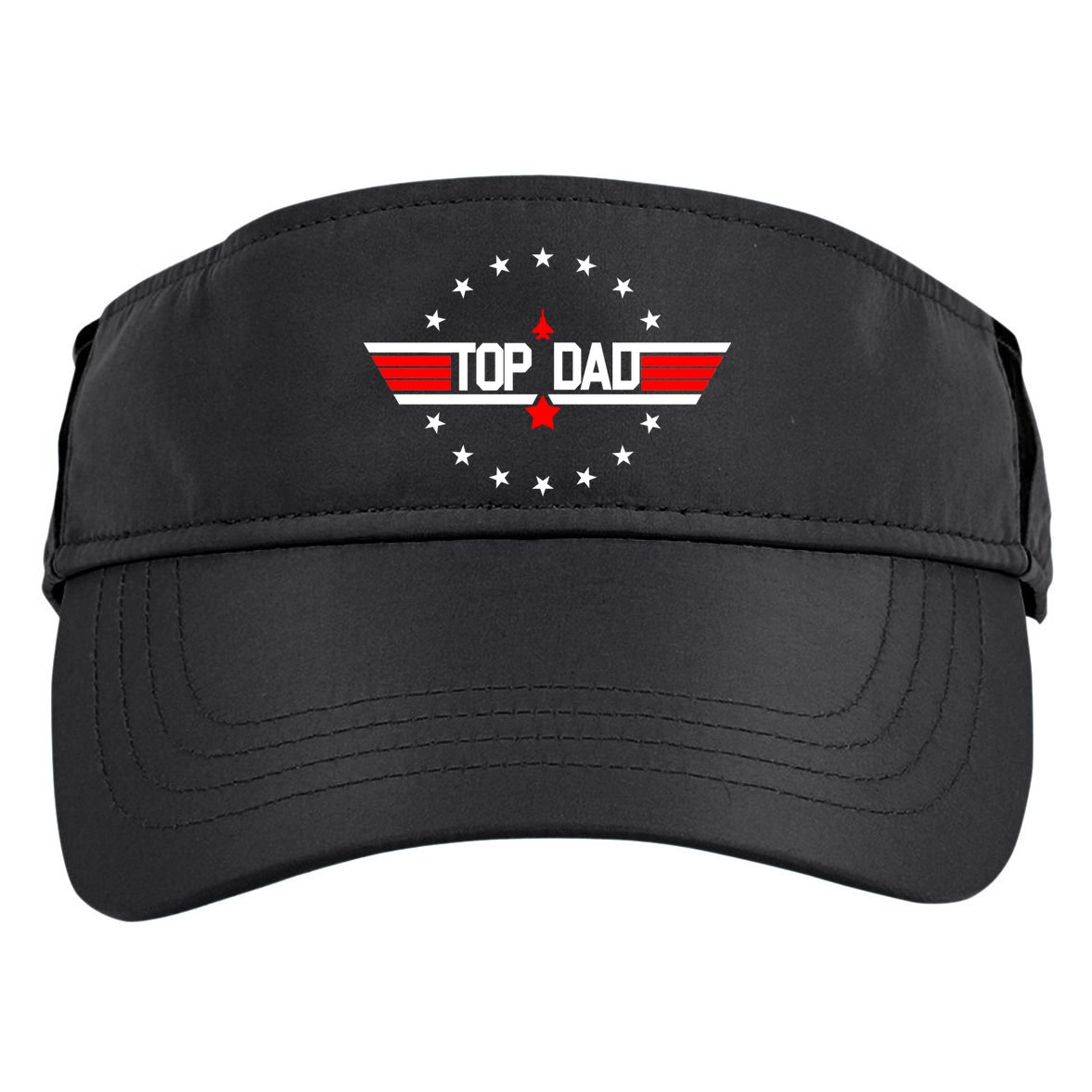 Top Dad Father's Day Airplane Pilot Adult Drive Performance Visor