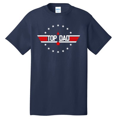 Top Dad Father's Day Airplane Pilot Tall T-Shirt