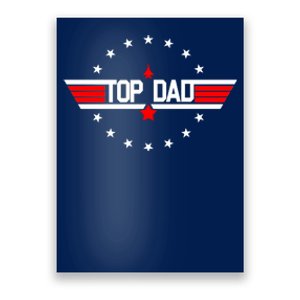 Top Dad Father's Day Airplane Pilot Poster