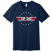 Top Dad Father's Day Airplane Pilot Premium T-Shirt