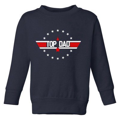 Top Dad Father's Day Airplane Pilot Toddler Sweatshirt