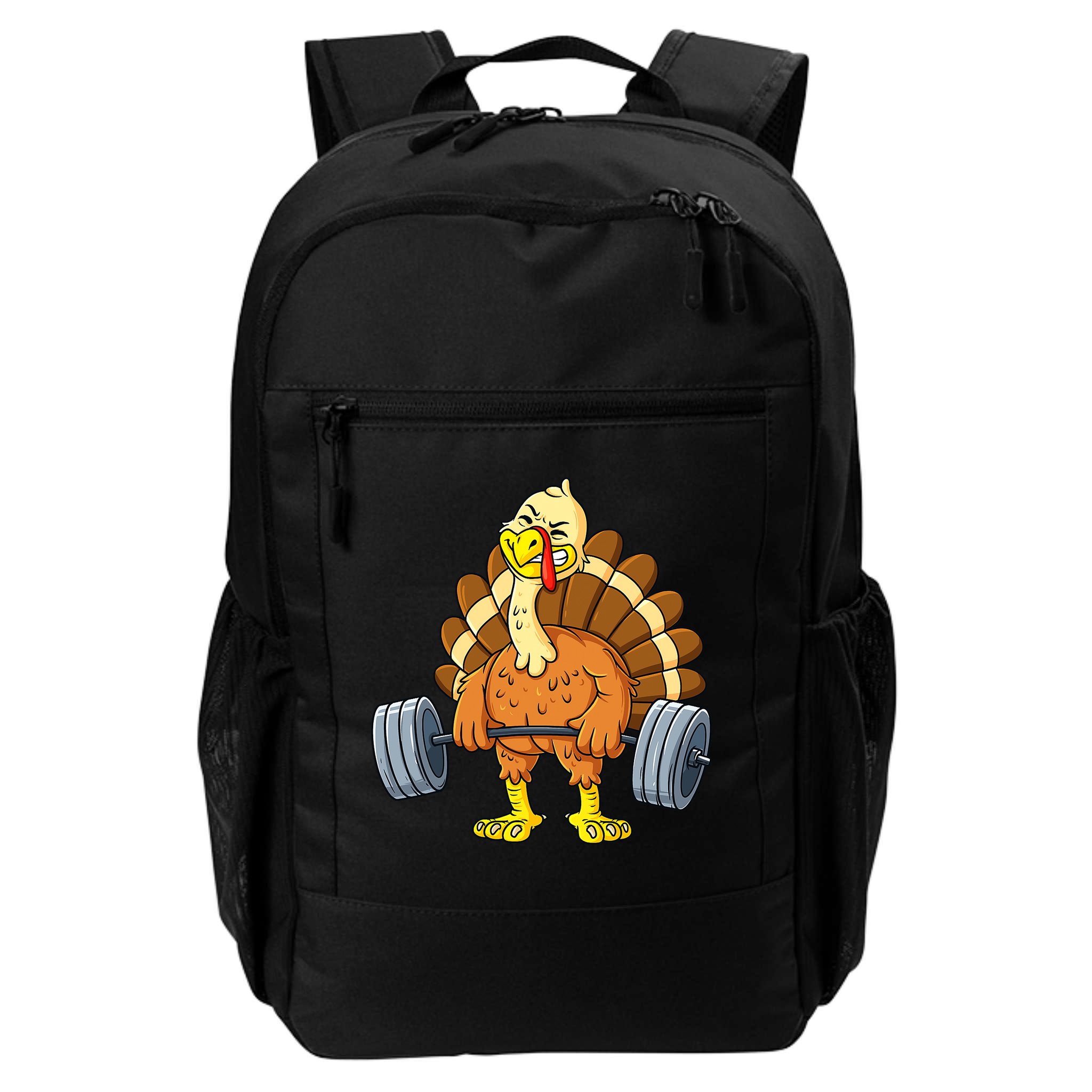 Turkey Deadlift Funny Thanksgiving Day Fitness Weightlifting Backpack