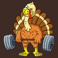Turkey Deadlift Funny Thanksgiving Day Fitness Weightlifting Beanie