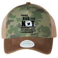 Thanks Dad For Not Pulling Out And Creating A Legend Father Legacy Tie Dye Trucker Hat