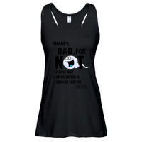 Thanks Dad For Not Pulling Out And Creating A Legend Father Ladies Essential Flowy Tank