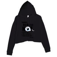 Thanks Dad For Not Pulling Out And Creating A Legend Father Crop Fleece Hoodie
