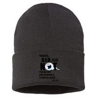 Thanks Dad For Not Pulling Out And Creating A Legend Father Sustainable Knit Beanie