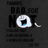 Thanks Dad For Not Pulling Out And Creating A Legend Father Microfiber Hand Towel