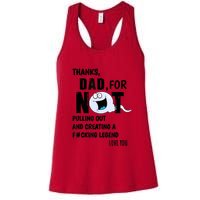 Thanks Dad For Not Pulling Out And Creating A Legend Father Womens Tank Top