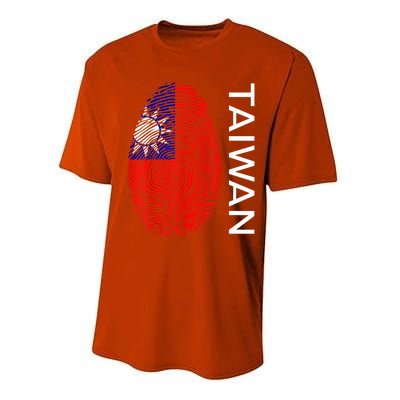 Taiwanese Dna Fingerprint Flag Taiwan Gift Performance Sprint T-Shirt