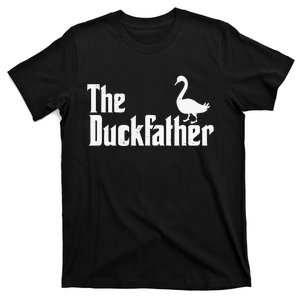 The Duck Father Duck Lover Quack Dad Fathers Day Goose Lover T-Shirt