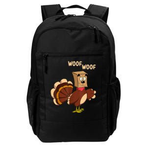 Thanksgiving Dog Fake Dog Woof Thanksgiving Turkey Daily Commute Backpack