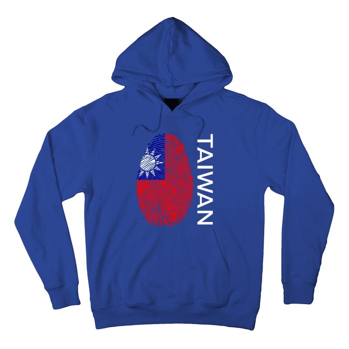 Taiwanese Dna Fingerprint Flag Taiwan Gift Hoodie