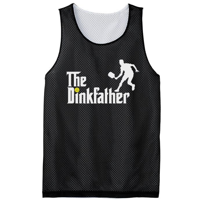 The Dink Father Pickleball Dad Funny Pickleball Mesh Reversible Basketball Jersey Tank