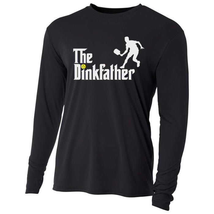 The Dink Father Pickleball Dad Funny Pickleball Cooling Performance Long Sleeve Crew