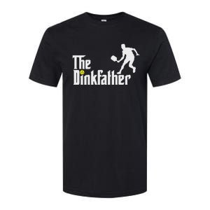 The Dink Father Pickleball Dad Funny Pickleball Softstyle CVC T-Shirt