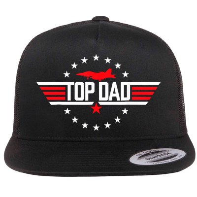 Top Dad Funny Fathers Day Birthday Surprise Flatbill Hat