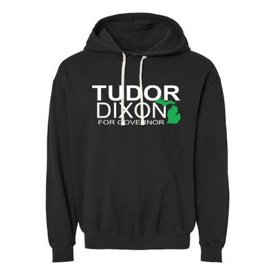 Tudor Dixon For Governor Garment-Dyed Fleece Hoodie