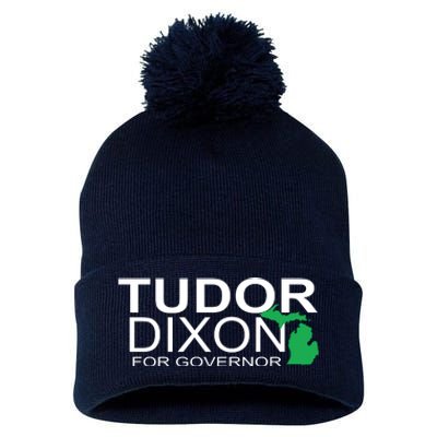 Tudor Dixon For Governor Pom Pom 12in Knit Beanie