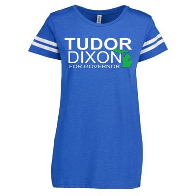 Tudor Dixon For Governor Enza Ladies Jersey Football T-Shirt