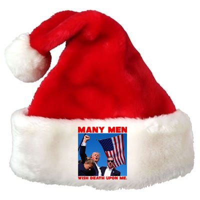 Trump Defiant Fist Premium Christmas Santa Hat