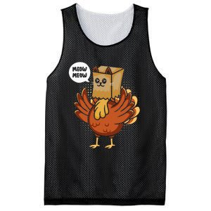 Thanksgiving Day Fake Cat Turkey Meow Animal Farmer Mesh Reversible Basketball Jersey Tank