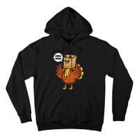 Thanksgiving Day Fake Cat Turkey Meow Animal Farmer Tall Hoodie