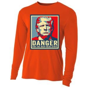 Trump Danger For The Deepbluestate Cooling Performance Long Sleeve Crew