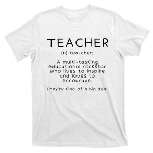 Teacher Definition Funny Teaching School Teacher T-Shirt