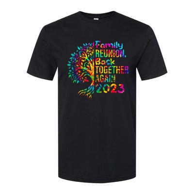 Tie Dye Family Reunion Back Together Again Family Reunion Softstyle CVC T-Shirt