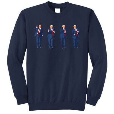 Trump Dance Funny Pro Trump 2024 Vote Trump President Maga Tall Sweatshirt