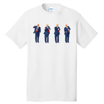 Trump Dance Funny Pro Trump 2024 Vote Trump President Maga Tall T-Shirt