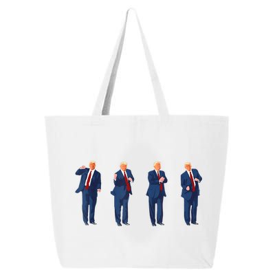 Trump Dance Funny Pro Trump 2024 Vote Trump President Maga 25L Jumbo Tote