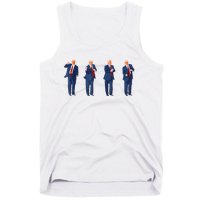 Trump Dance Funny Pro Trump 2024 Vote Trump President Maga Tank Top