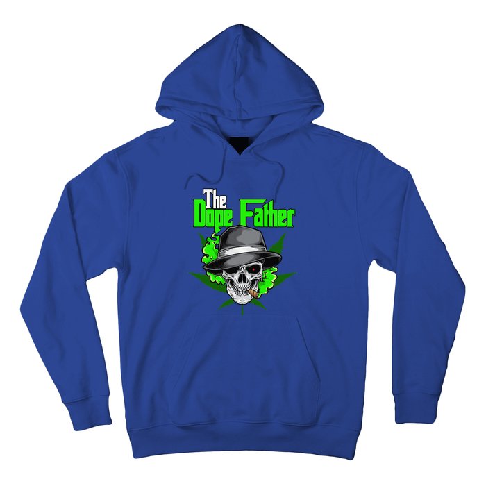 The Dope Father Worlds Dopest Dad Papa Weed Smoke Cannabis Hoodie